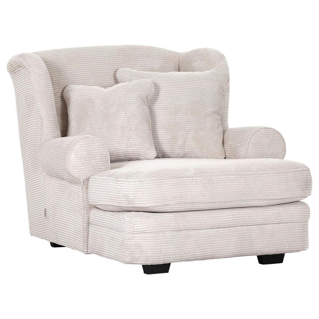 Ambia Home Xxl-Sessel , Naturfarben , Holz , Buche , massiv , Füllung: Schaumstoff,Schaumstoff , 121x100x140 cm , Stoffauswahl , Wohnzimmer, Sessel, XXL-Sessel