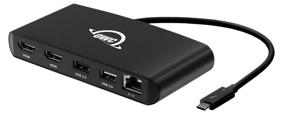 OWC Thunderbolt 3 mini-dock zwart met HDMI, USB en RJ-45