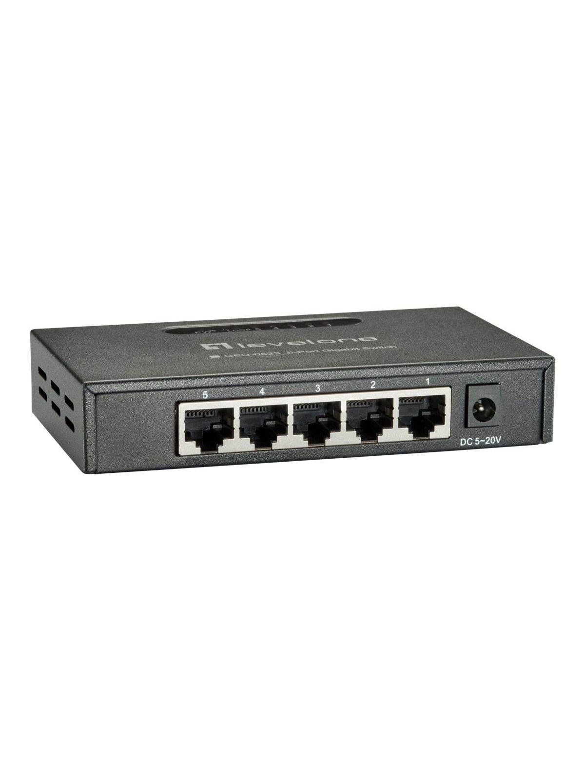 LevelOne Switch 5x GE GEU-0523