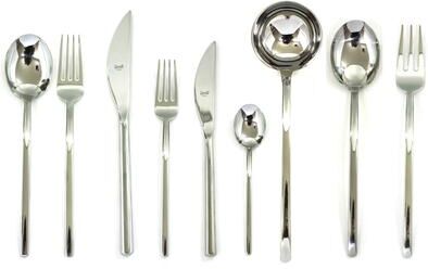 Mepra Sveva Flatware Set - 39 Pieces - Stainless Steel
