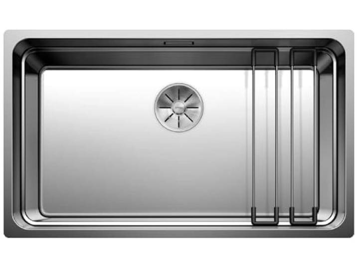 BLANCO ETAGON 700-IF Edelstahl Spüle [74x44x19,9 cm] für 80 cm breite Unterschränke Einbauart: Einbau von Oben & Flächenbündig Großes Beckenvolumen
