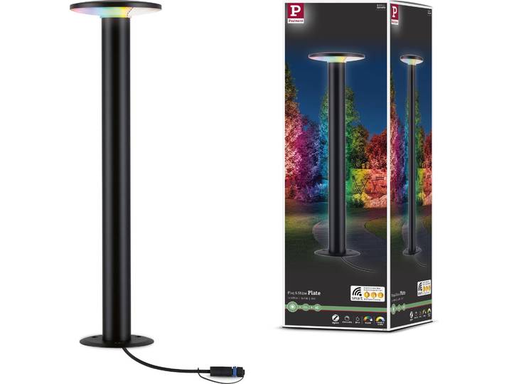Paulmann Plug & Shine LED Pollerleuchte Plate
