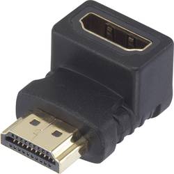 HDMI Adapter [1x HDMI-Stecker - 1x HDMI-Buchse] 90° nach oben gewinkelt vergoldete Steckkontakte SpeaKa Professional SP-7870132