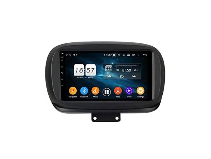 9 Zoll Android 10 Autoradio GPS Navi für FIAT 500X 2014-2019 USB WiFi FM Bluetooth 16GB