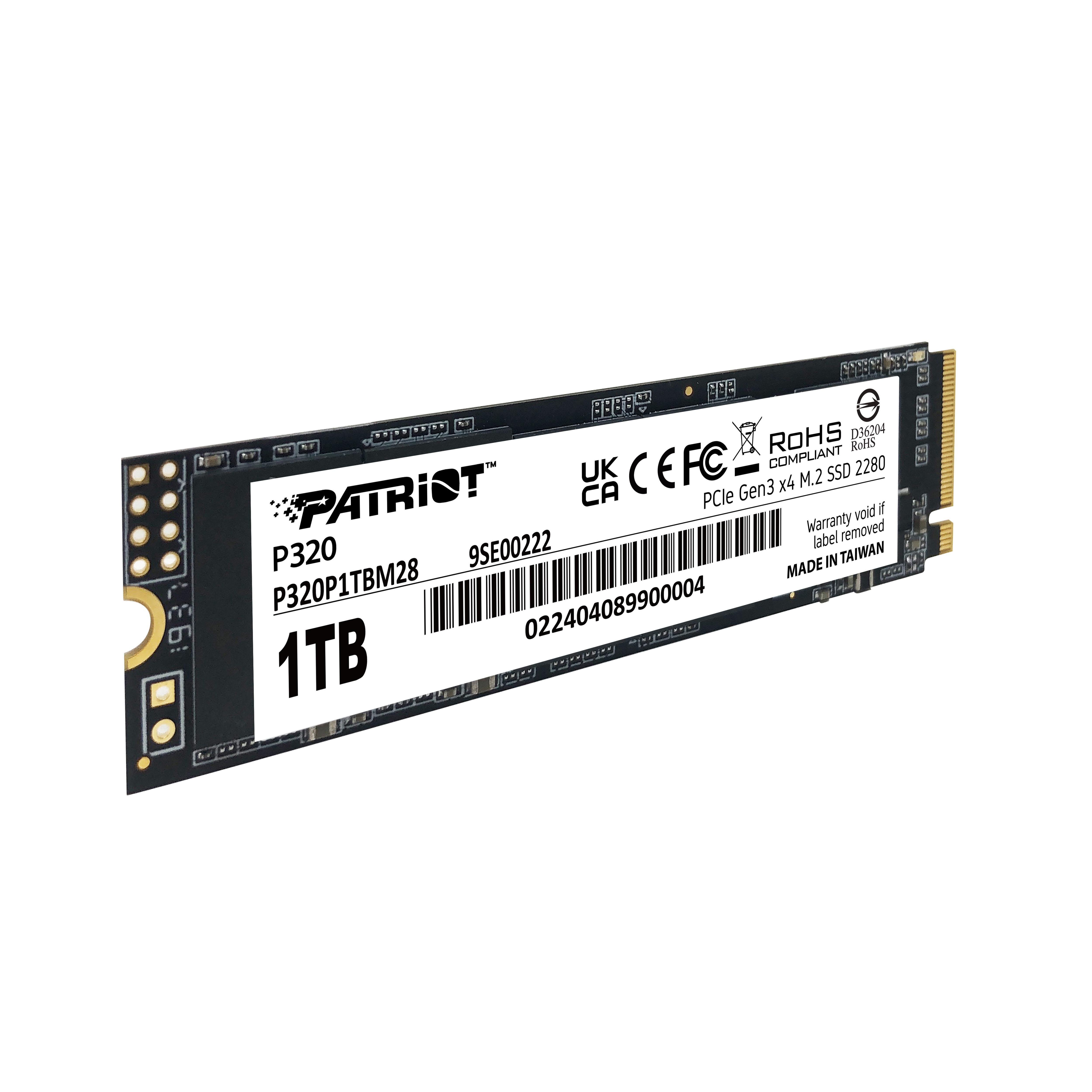Patriot P320 SSD 1TB NVMe M2 2280 P320P1TBM28