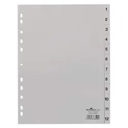 DURABLE Register A4 1-12 - 12-teilig