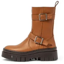Art für Damen. 119581118003_023 Braune Lederstiefeletten 1958 (36), 3 bis 5 cm, Reißverschluss, Lässig