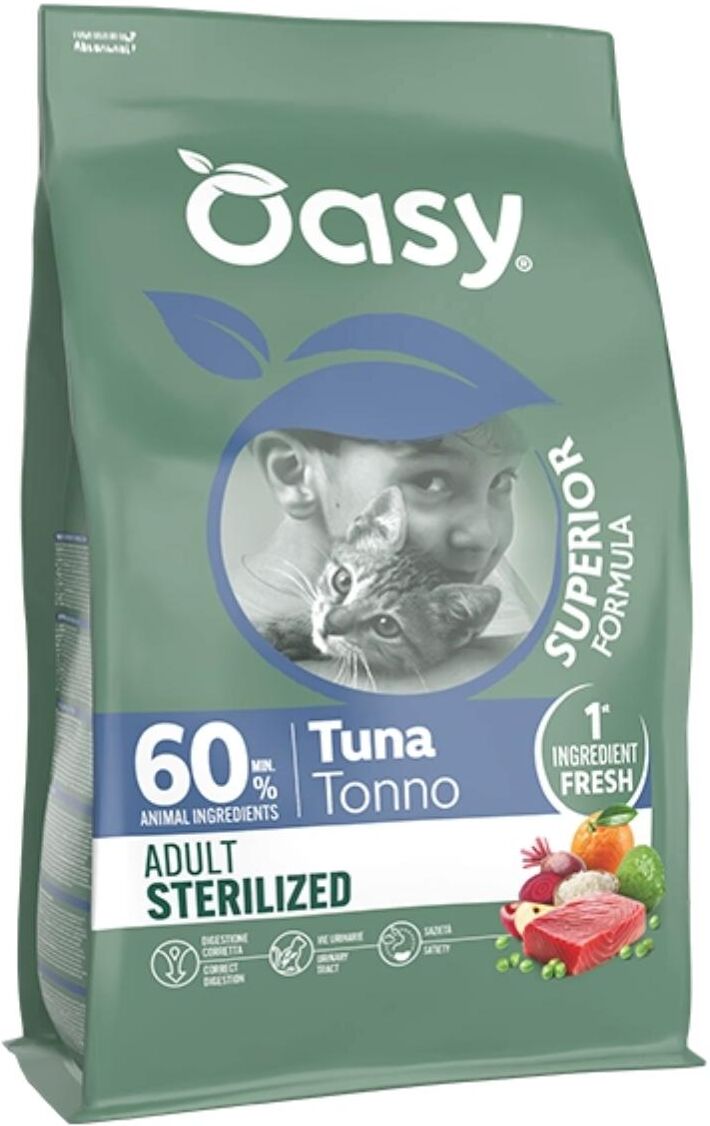 Oasy Cat Sterilized Superior Formula al Tonno 6KG
