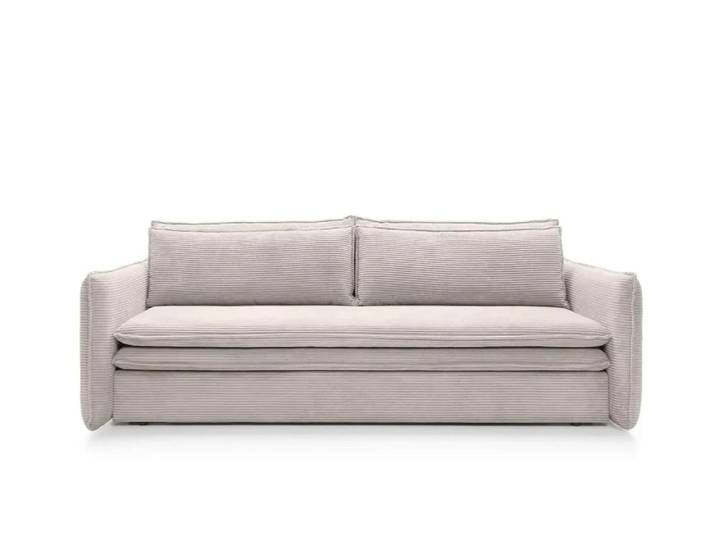 Canapé droit convertible 3 places 3 places beige