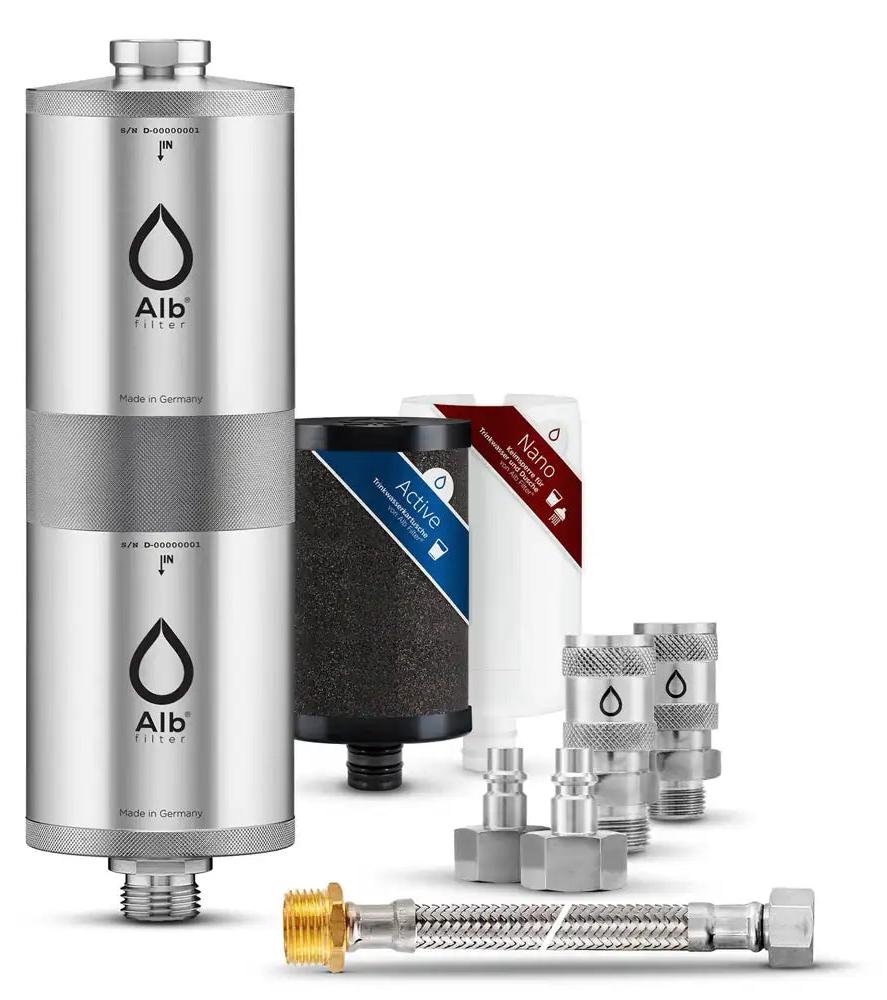 Alb Filter Fusion Untertisch-Wasserfilter Active und Nano inkl. Schnellkupplungs-Set