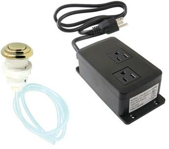 Kingston Gourmetier Dual Outlet Garbage Disposal Air Switch Kit