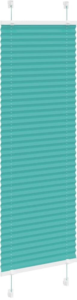 vidaXL Store plissé vert pétrole 40x150 cm largeur du tissu 39,4 cm