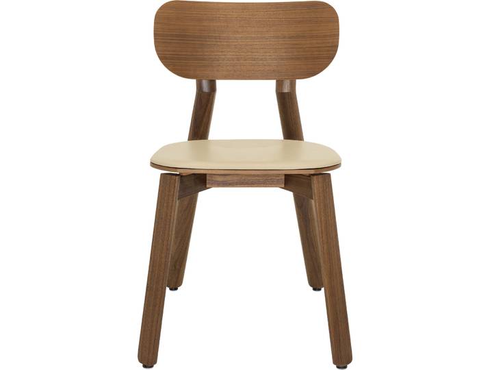 WILLISAU SWITZERLAND Stuhl Willisau Blues Nussbaum - Farbe: beige