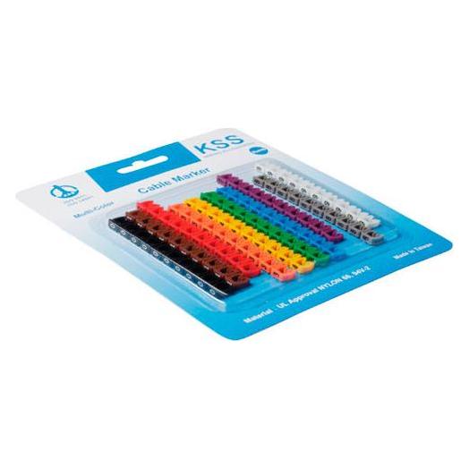 ACT Cable Markers, colored. Description: Cable Markers Cable markers 0-9 (FA1500)