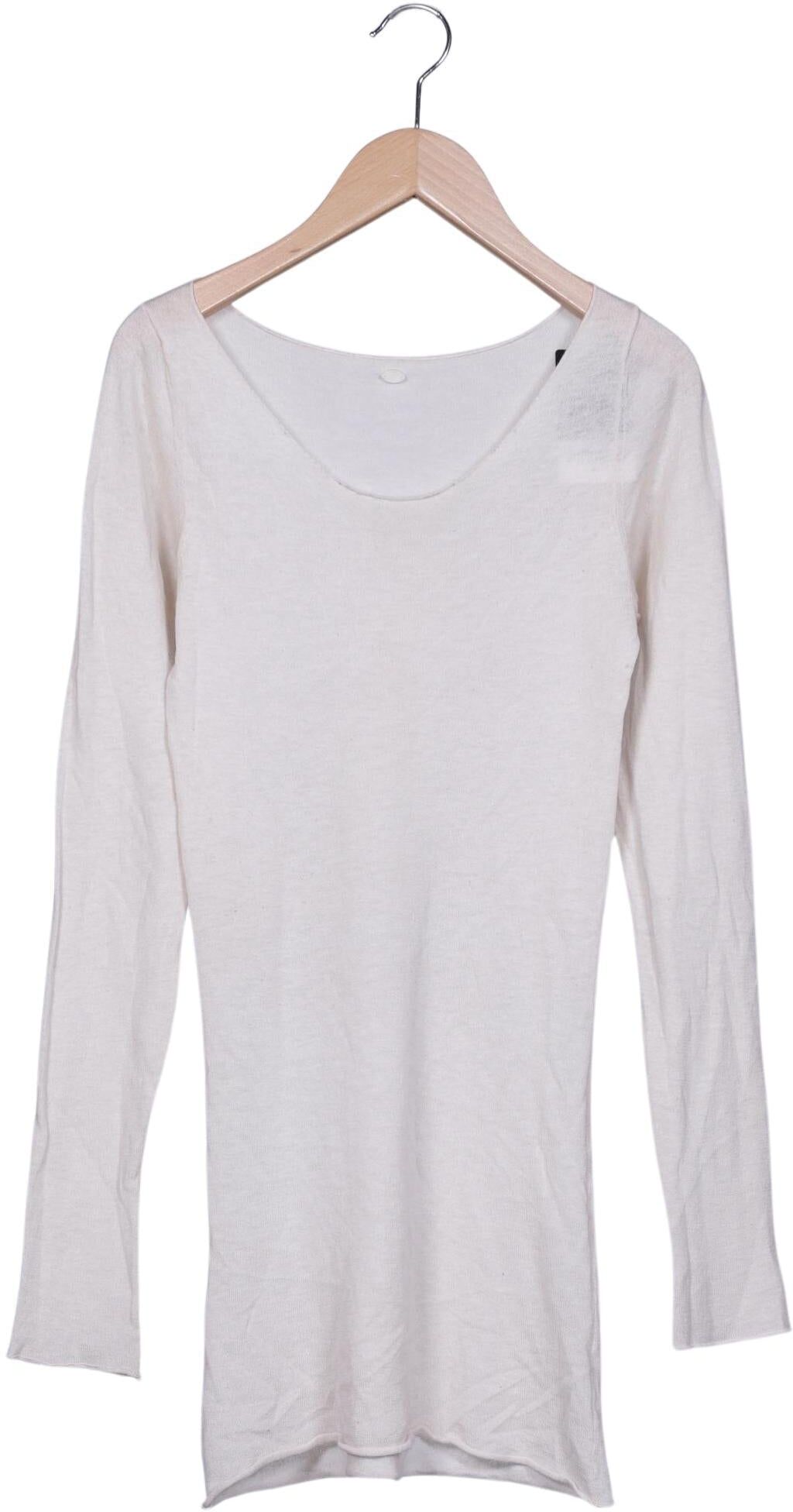Friendly Hunting Damen Langarmshirt, Cremeweiß, Gr. 3Xs, kein / Etikett - Second Hand