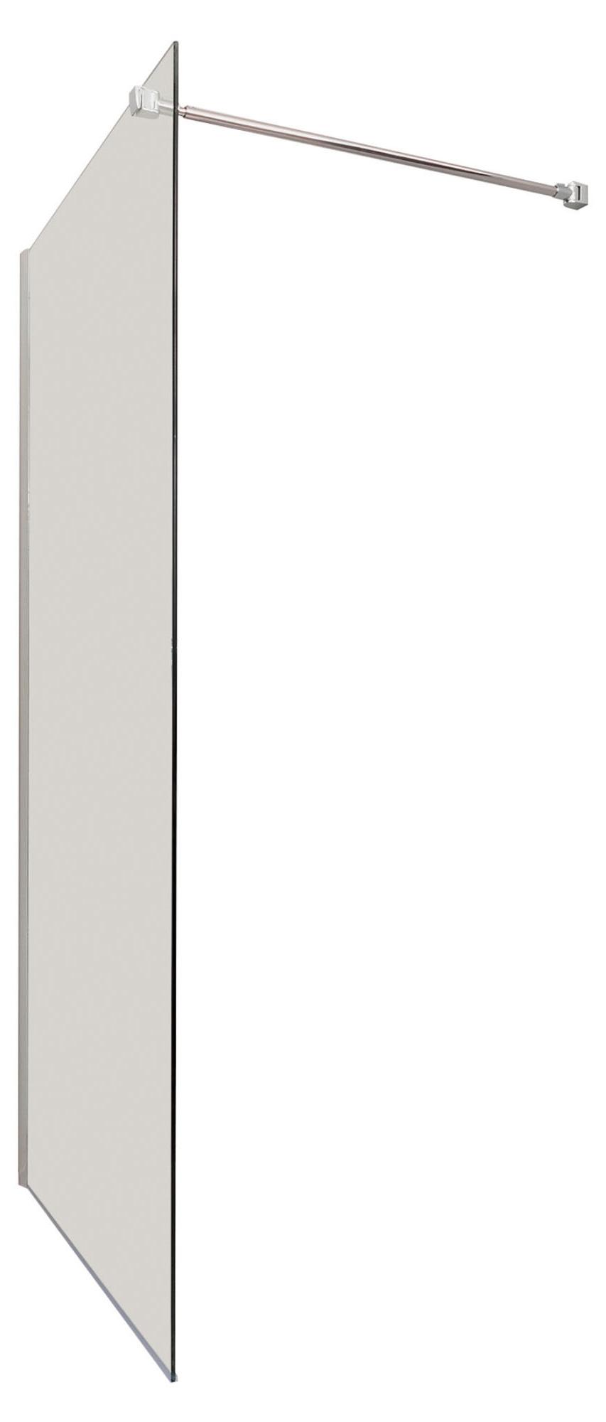 ONDEE ZEN - ITALIENISCHE Duschwand - 8 mm starkes Hartglas - Transparent - 100 x 200 cm