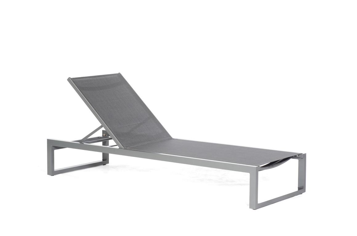 MUESING Liege Argos Alu anthrazit, Textilbezug s chwarz-silber SonnenPartner 16906141