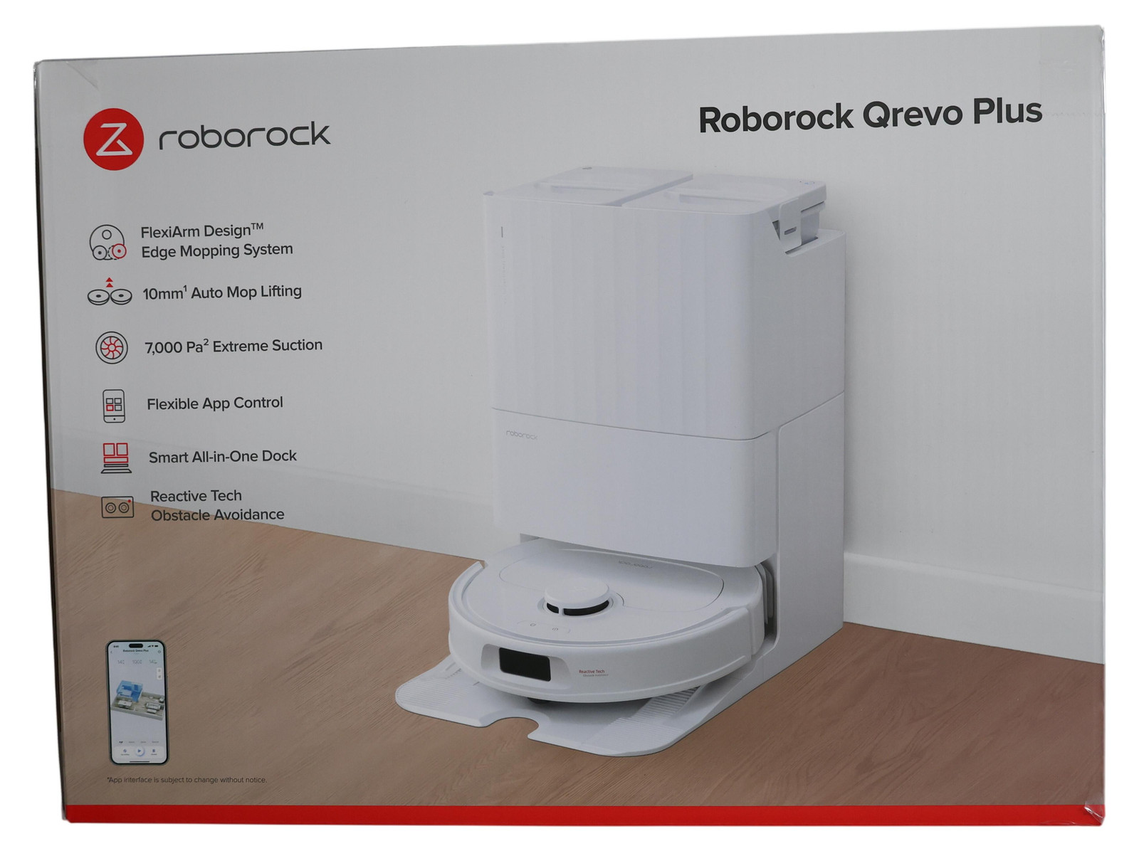 Roborock Qrevo Plus stofzuigrobot wit