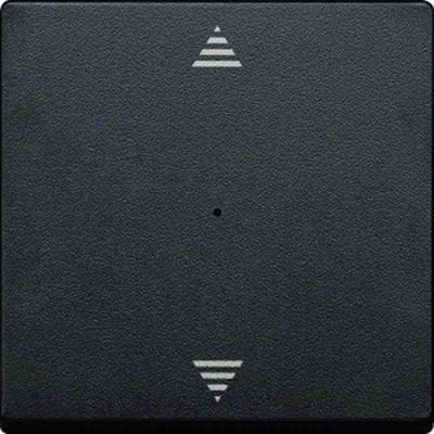 Merten System M Kontrollwippe, Jalousie, anthrazit, matt, Symbol Pfeile