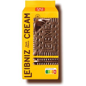 Leibniz Kekse Cream Dark Choco, 190 g