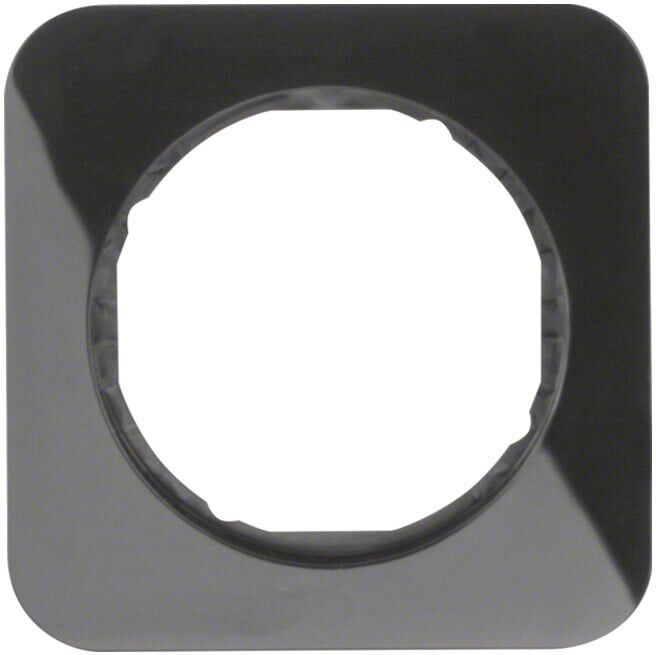 Berker Cadre sw/gl 1 poste, rond 10112145 (10112145)