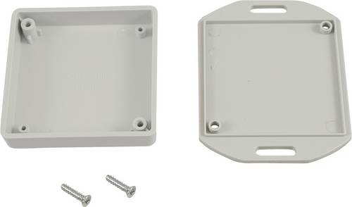Hammond Electronics 1551TTFLGY Universal-Gehäuse 60 x 60 x 15 ABS Grau 1St.