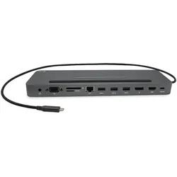 I-TEC USB-C Metal Ergonomic Docking Station mit Power Delivery 85W
