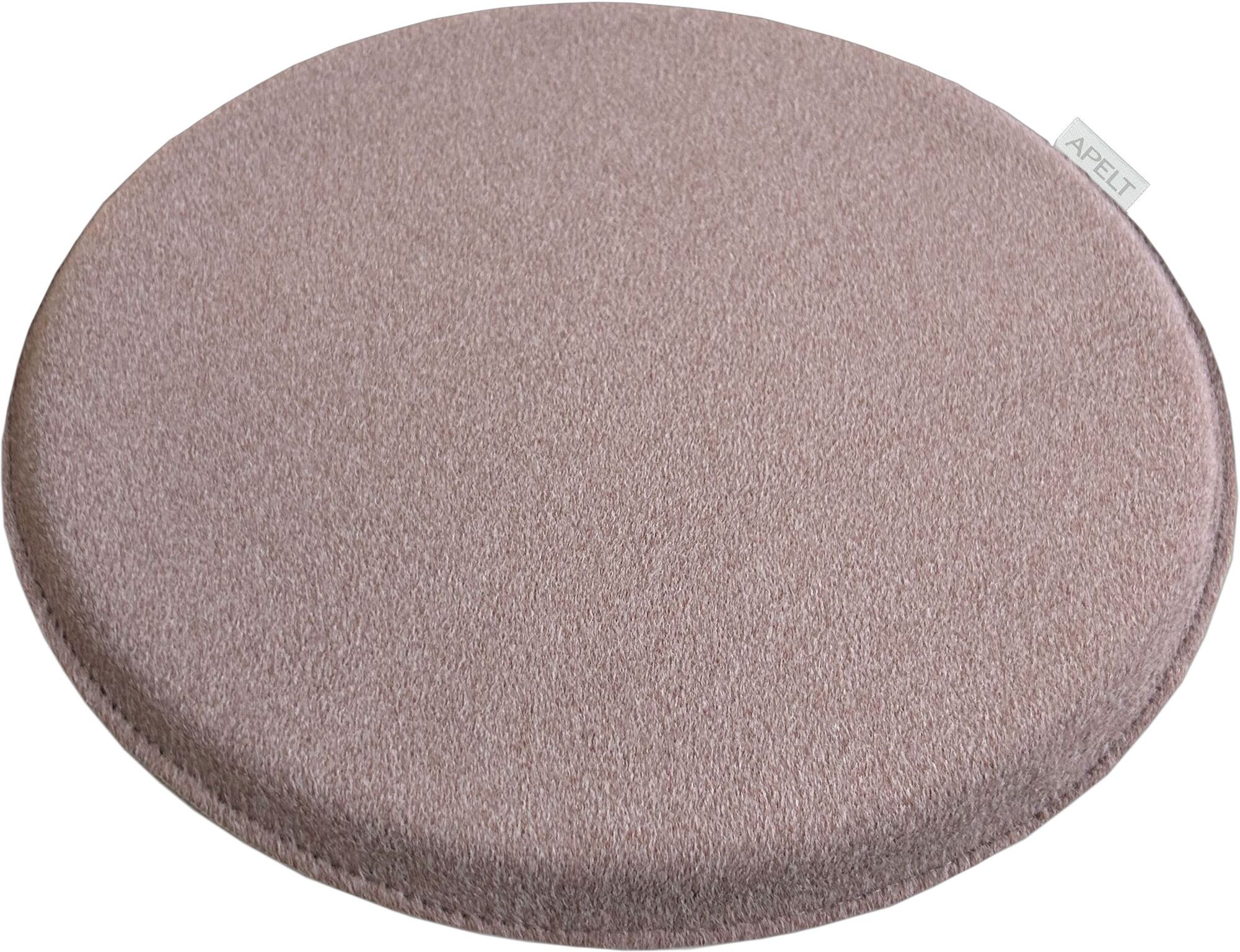 Stuhlkissen APELT "Tyrol", zartes rose, unifarben, B:34cm H:5cm L:34cm, Polyester, Dekokissen_Sitzkissen_Kissenhüllen, Stuhlkissen, Schaumstoffplatte zartes rose, unifarben B/L: 34cm x 34cm, 1 Stk.