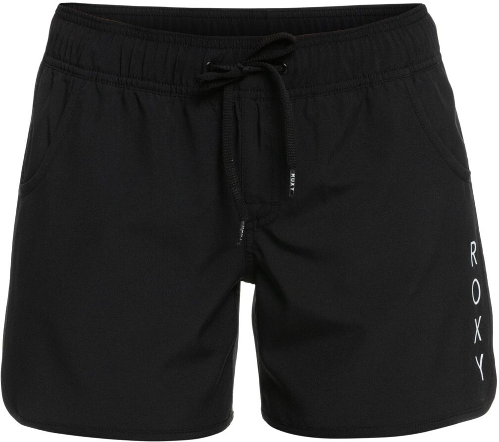 Boardshorts ROXY "ROXY Classics 5", Damen, Gr. XS, US-Grössen, grau (anthrazit), Polyester, Badehosen Boardshorts anthrazit XS, US-Grössen