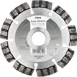 Cimco, Sägeblatt, Diamant-Trennscheibe Basalt Bordstein Durchmesser 115