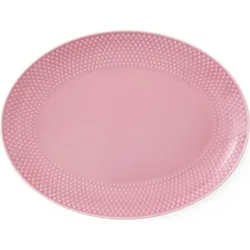 Rhombe Platte 28,5 cm rosa