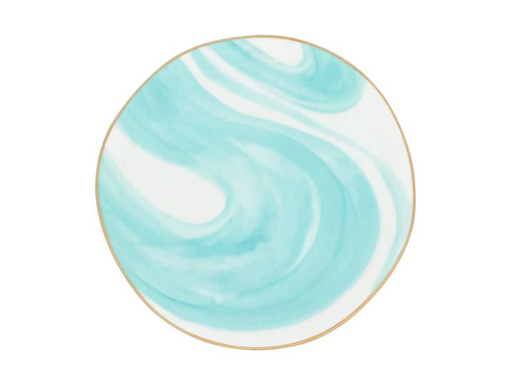 URBAN NATURE CULTURE Assiette Good Morning 17 cm blanc Valuri emerald green