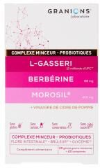 Granions Complexe Minceur 20 Gélules Gastro Résistantes + 20 Comprimés - Boîte 20 Gélules + 20 Comprimés