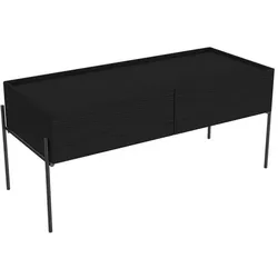 VitrA Equal Unterschrank 64111 102 x 42 cm, wandhängend, 2 Auszüge, mit Korpus schwarz-eiche