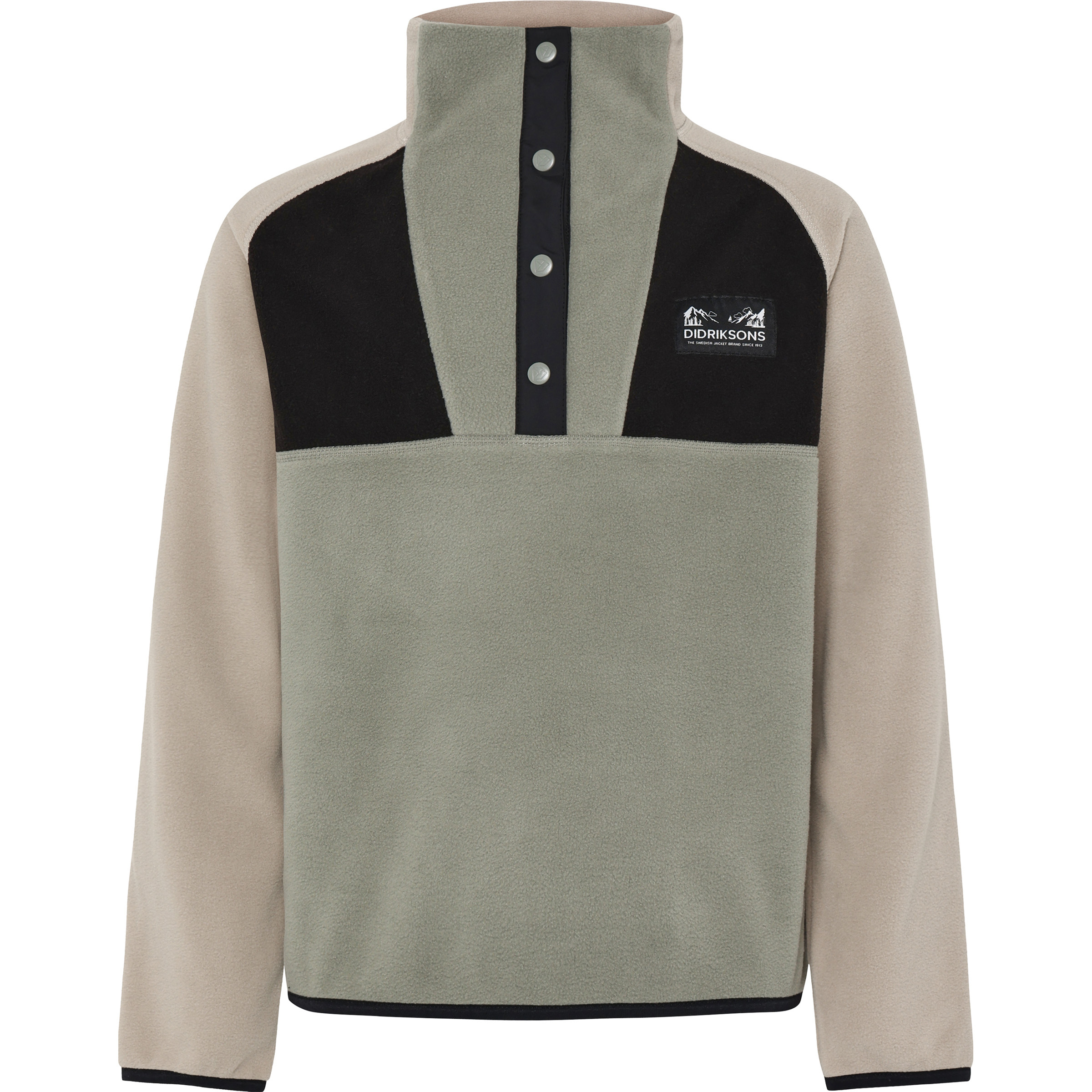 Didriksons Yokto 2 Kinder Pullover gruen Größe 130 Trekking Elastisch
