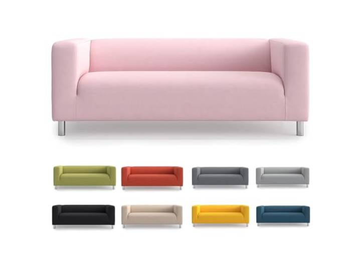 TLYESD Klippan Housse de Rechange pour Causeuse IKEA Klippan\, Housse de canapé Uniquement (Rose)