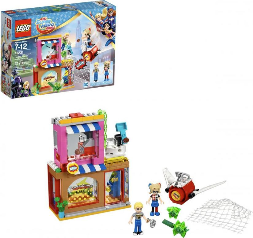 LEGO DC Super Hero Girls Harley Quinn haast zich om te helpen 41231