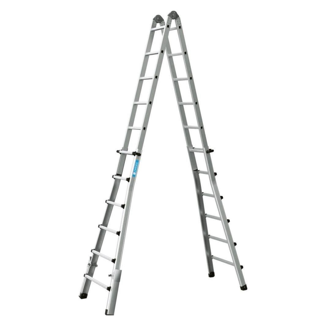 Zarges Variotec V Teleskopleiter 4 x 6 Sprossen ausziehbar (Teleskopleiter, 640 cm) (42439)