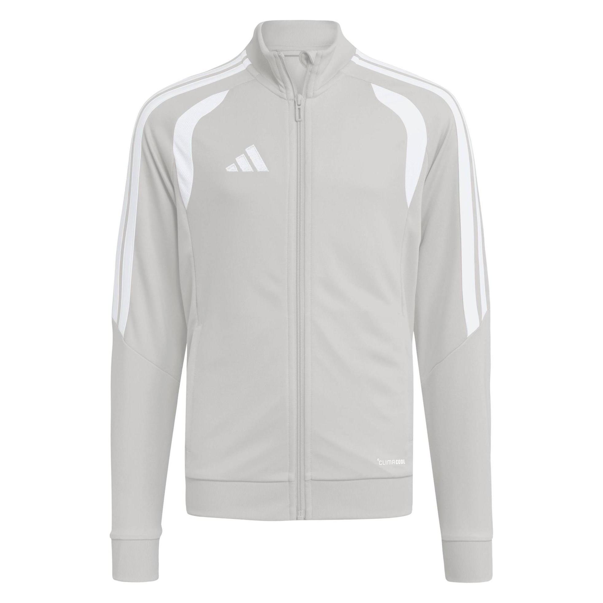 Adidas Tiro League Training hellgraues Kinder-Sweatshirt (140) (JY7198)