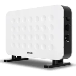 Sogo Turbo Convector Heater with 2 Heating Levels 2000w, Heizkörper, Weiss