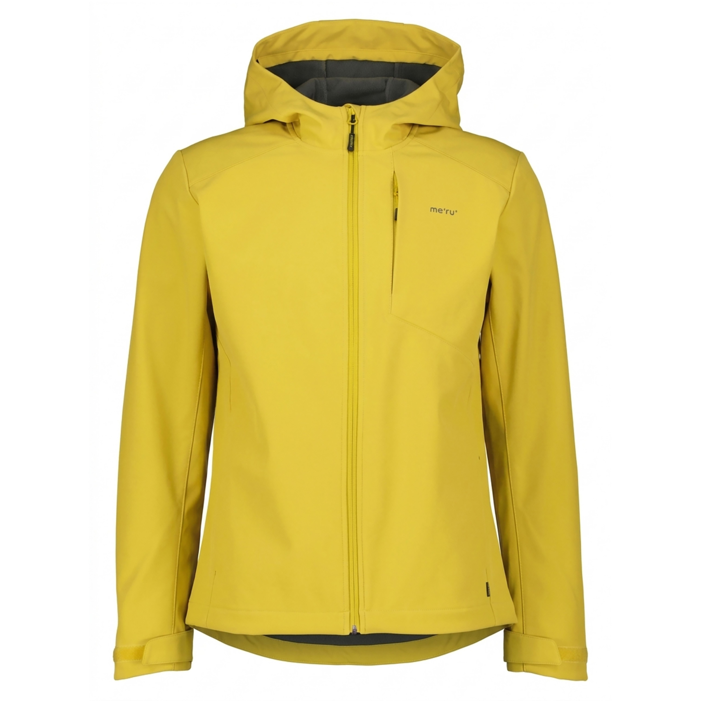 Bergzeit Basics Meru Bordeaux Herren Softshelljacke gelb Größe S Trekking Wasserabweisend Wasserabweisend