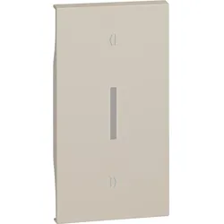 Legrand KM06M2V LivingNow 2-mod. Taste Rollladenschalter für vert. Installation, Farbe Sand
