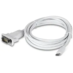 Trendnet TUC-S9 Serien-Kabel Weiß 1,8 m USB Typ-C RS-232