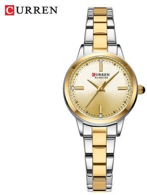 Uplift Essentials Dazzling Diamond Roman Dial Watch Fashionable Luxury Waterproof Quartz Timepiece With Luminous Hands For Women silver Gold