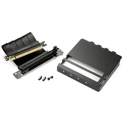 SHARKOON MS-Y1000/MS-Z1000 Compact Vertical Graphics Card Kit 4.0, PCIe x16 Riser Kabel 115mm