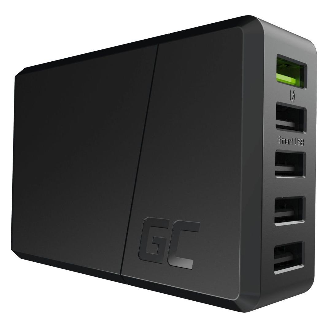 GreenCell GC ChargeSource 5 5xUSB 52W with Ultra Charge and Smart (52 W, 5 Ports) (CHARGC05)