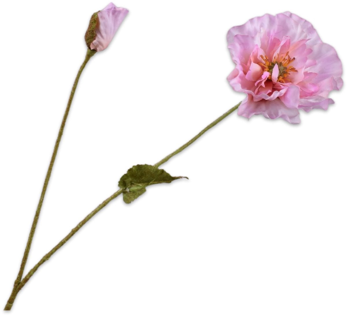 Silk-ka Kunstbloem roze H74 cm