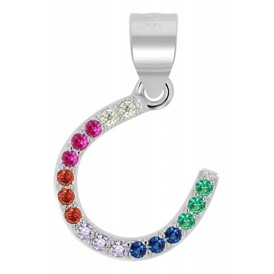 Kettenanhänger ADELIA´S "moderner Schmuck Anhänger aus 925 Sterling Silber", gold, Schmuckanhänger, Damen, Silber 925 (Sterlingsilber), Kettenanhänger