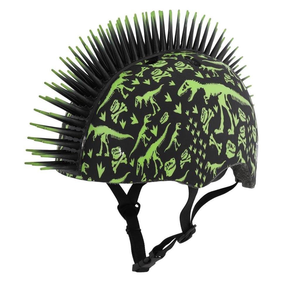 C-Preme Kinderhelm Junior C-Remme T-Rex Bonez Mohawk Schwarze Grösse S Child Fs 5+ (50-54 cm) (neu) (50 - 54 cm) (CPMR-7144605)
