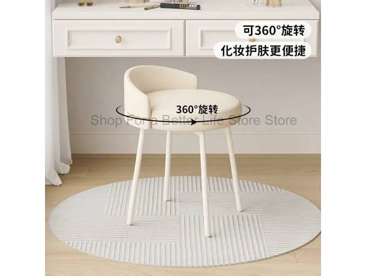Bureau maison chaise chambre dortoir ordinateur Mesas confortable 360 ° Chaise de bureau à dossier pivotant, chaise d'écriture